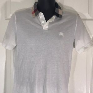 Burberry mens polo shirt Medium